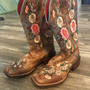 Floral Macie Bean Boots